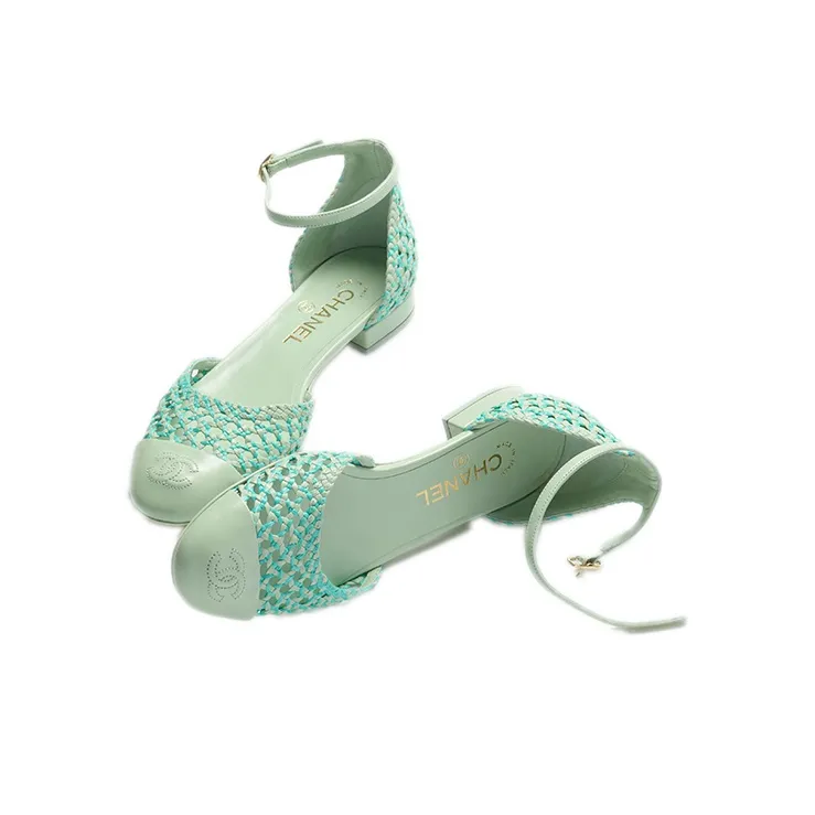 CHANEL Women's Casual Shoes Women's Green-2