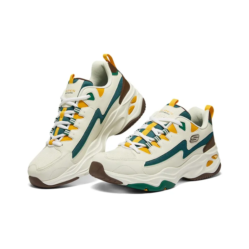 Skechers D'Lites 4.0 'White Green'-2