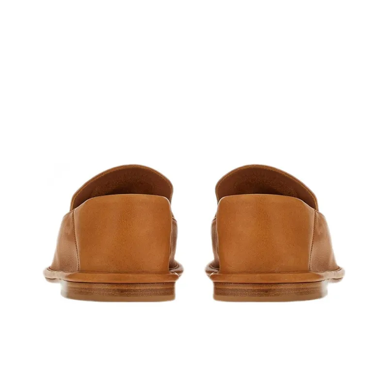 FERRAGAMO GANCINI Flat Shoes Women's Brown-3