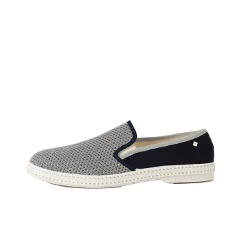 Rivieras Casual Flat Shoes Unisex Gray Blue