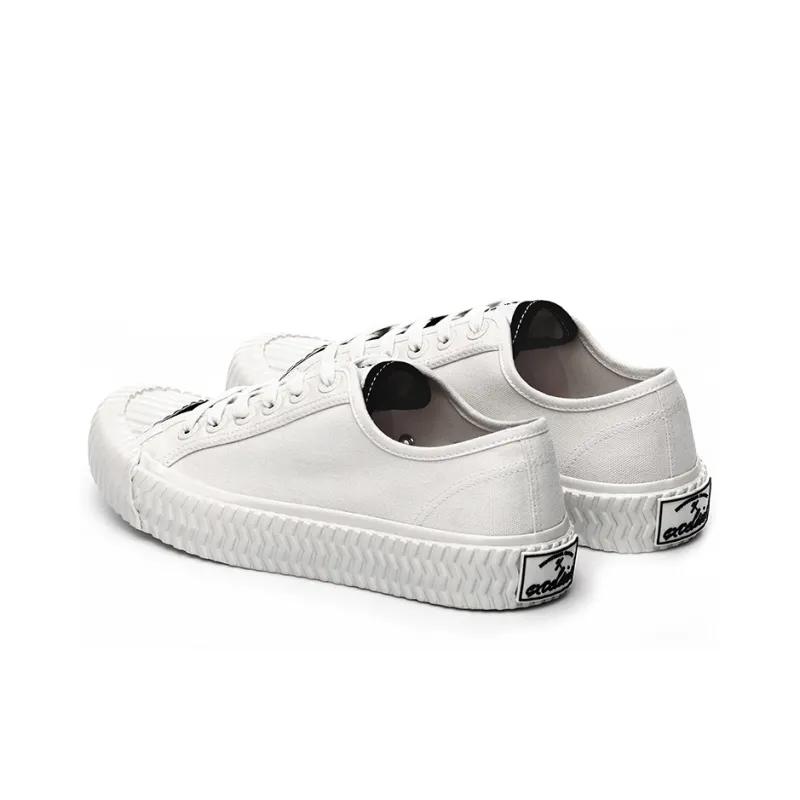 Excelsior Canvas Shoes Unisex Low Top Steam White-2