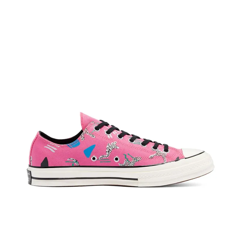 Chuck 70 Converse Low 'Archive Skate Print Hyper Pink'-1