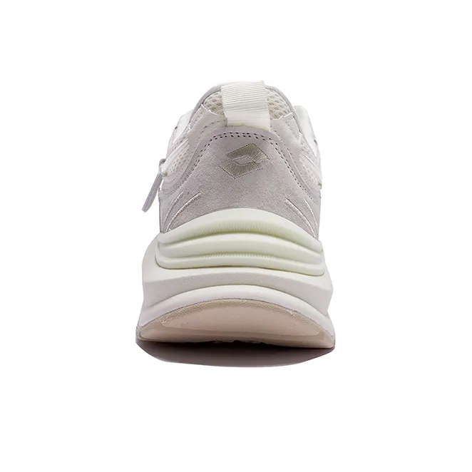LOTTO Thundercloud Cushioning Anti Slip And Wear Resistant Low Top Chunky Sneakers Men's Ecru-3