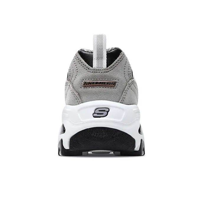 Skechers Chunky Sneakers Women's Low Top White/Light Gray/Black/Gold-3