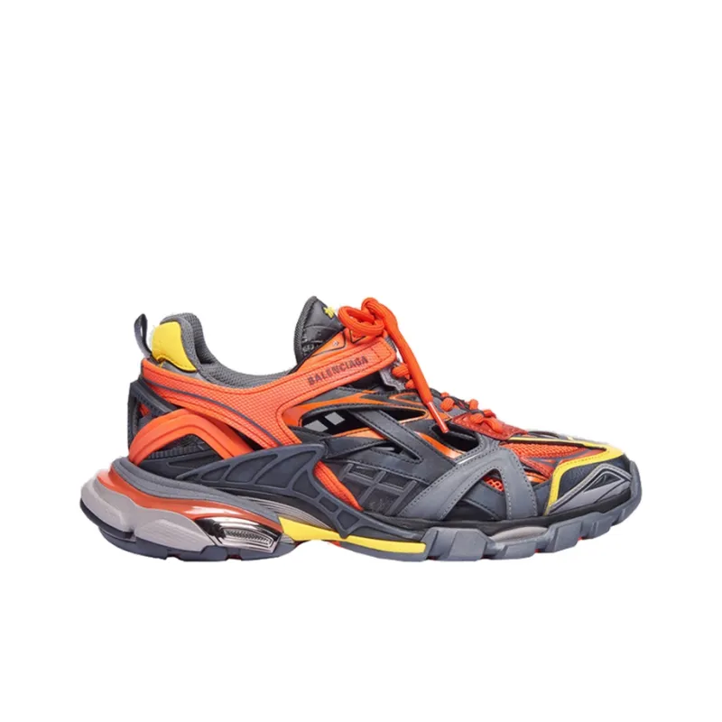 Balenciaga Track 2 Trainer 'Orange Black'-1