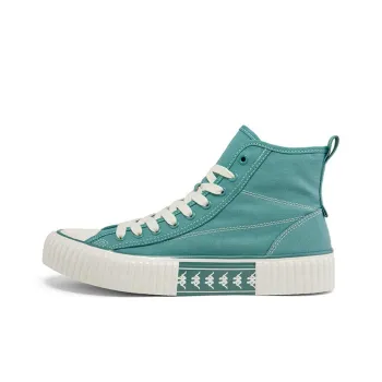 Kappa Wear resistant And Lightweight High Top Canvas Shoes Unisex Blue