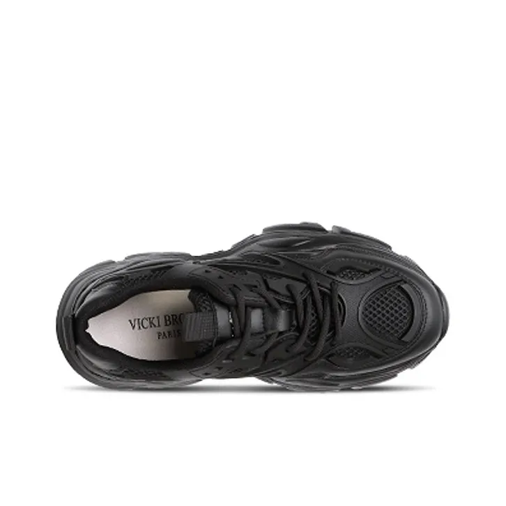 VICKI BROWN Jeans Low-Top Chunky Sneakers Women's-2
