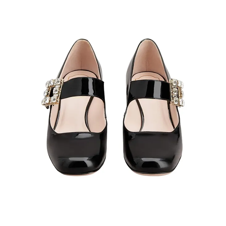 Roger Vivier Très Vivier Embellished Buckle Babies Pumps-3
