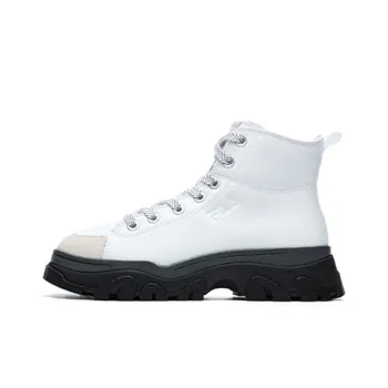 FILA Casual High Top Outdoor White Black Women's