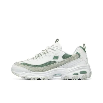 Skechers Dlites 1.0 'White Light Green' Women's