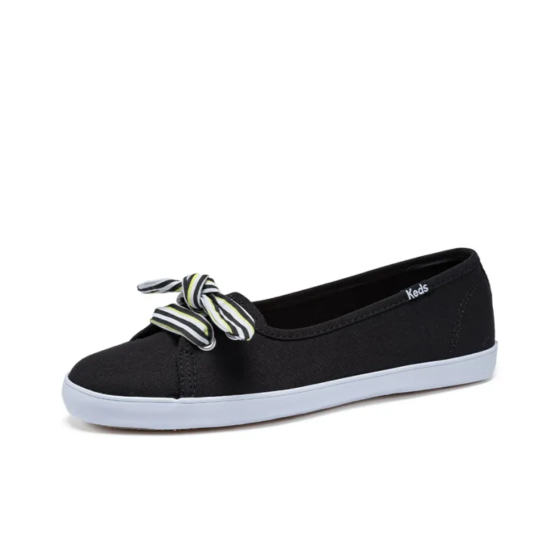 Keds Canvas Shoes Women's Low Top Black-1