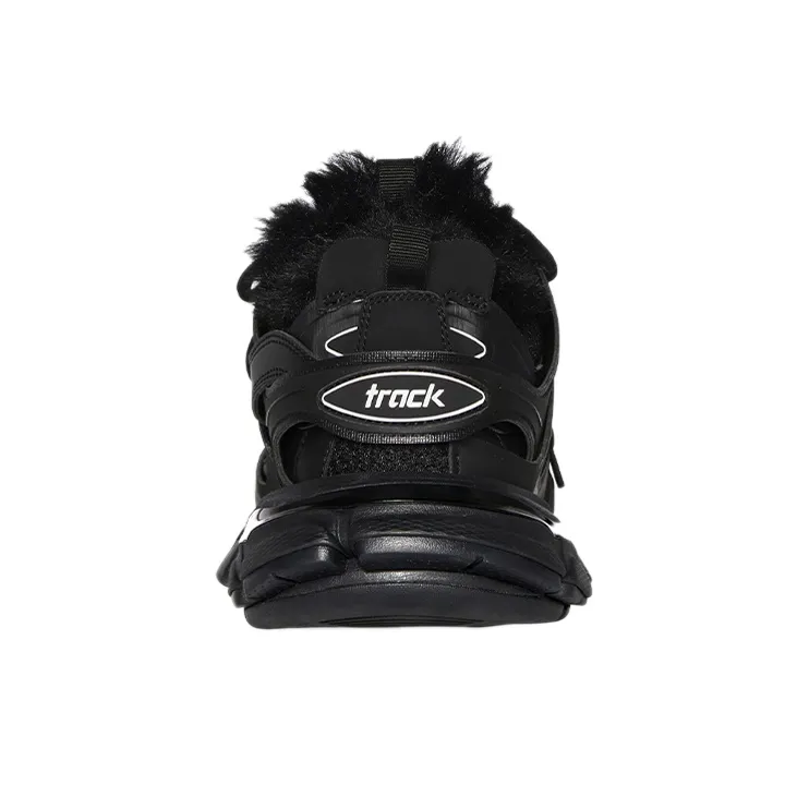 Balenciaga Track Fake Fur Black Women's-4
