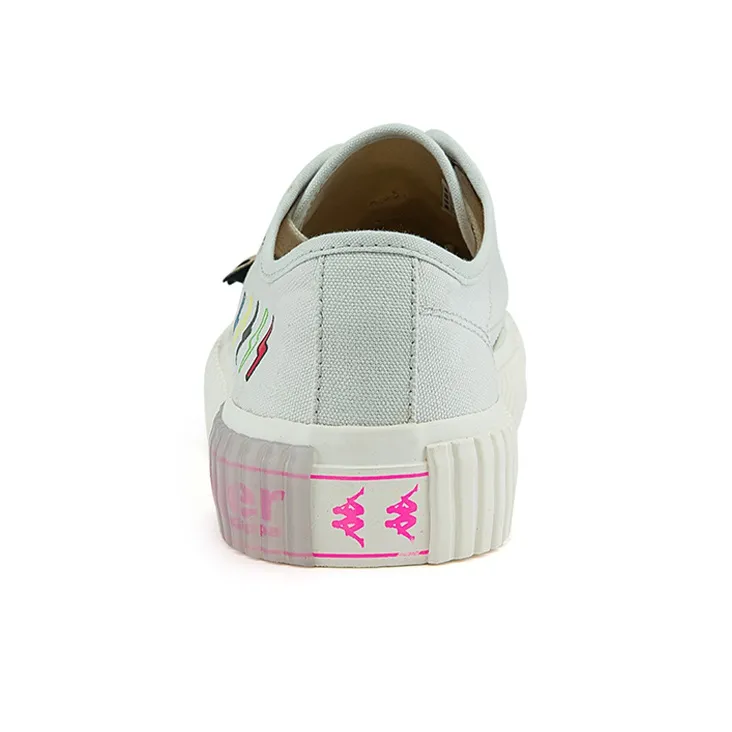 Kappa Kappa Player Series Wear-Resistant Low-Top Canvas Shoes Women's Glacier Gray-5