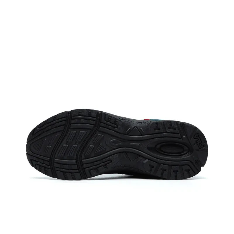 FILA FUSION Catapult Abrasion Resistant Breathable Low Top Chunky Sneakers Women's Black-4