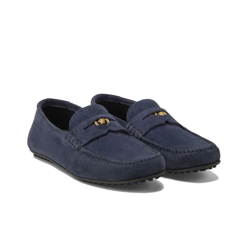 VERSACE Loafers Women's Marine Blue-2