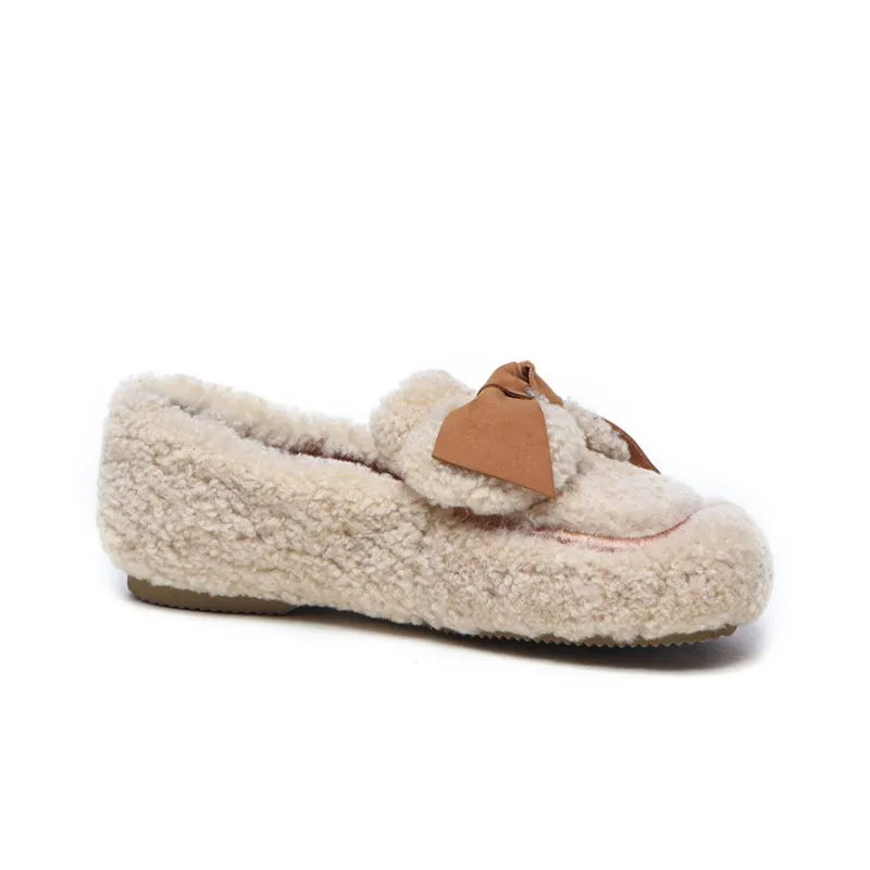 EVERAU Women's Casual Shoes Women's Low Top Beige-2