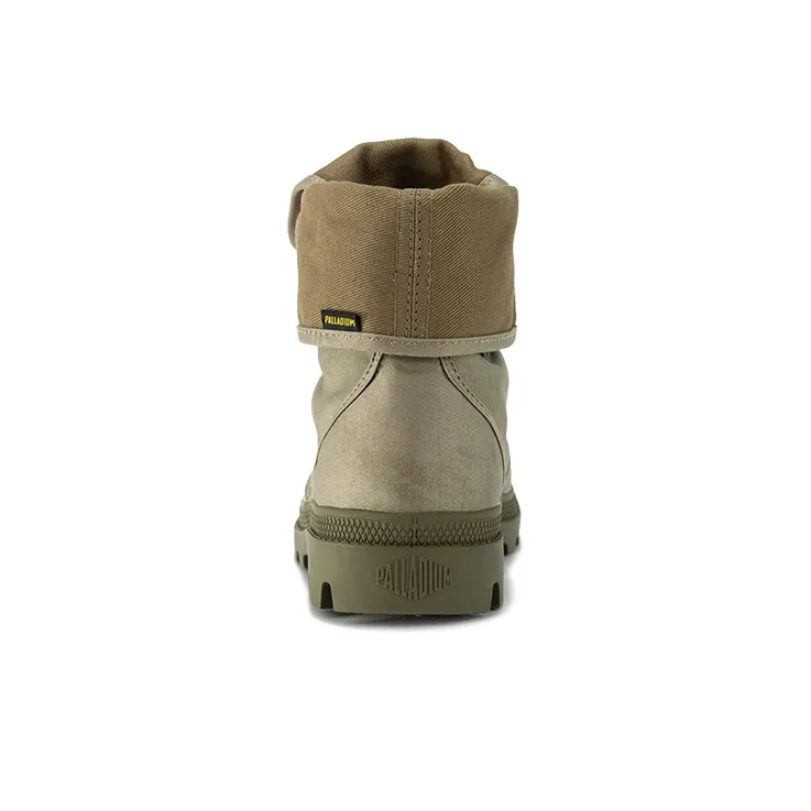 Palladium Anti Slip And Wear Resistant Water Resistant High Top Canvas Shoes Unisex Green-4