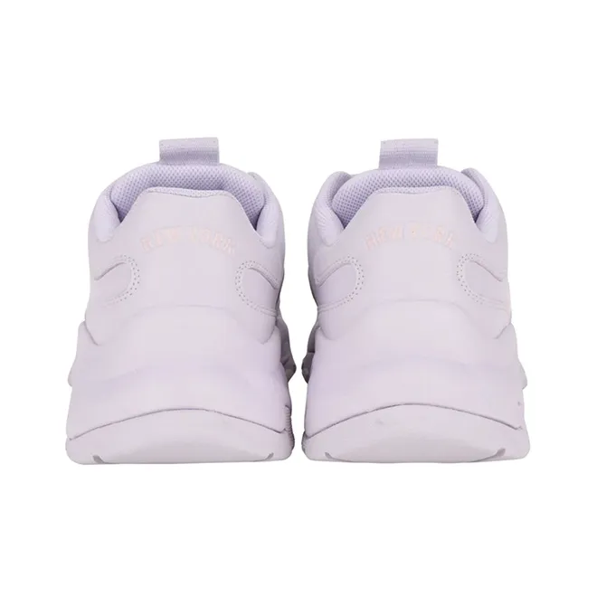 MLB Big Ball Chunky Anti Slip Wear Resistant Low Top Chunky Sneakers Unisex Purple-4