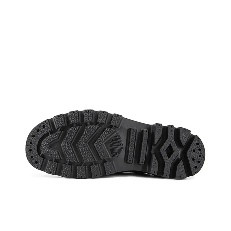 Palladium Pampa Oxford Lightweight Breathable Wear Resistant Slip Resistant Warm Low Top Canvas Shoes Women's Black-4