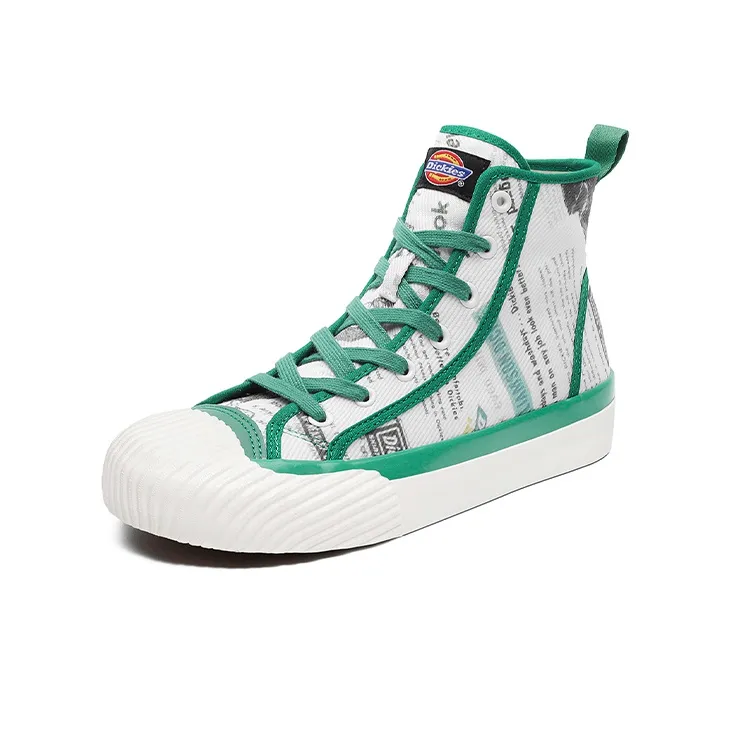 Dickies Canvas Shoes Unisex High Top Green-1