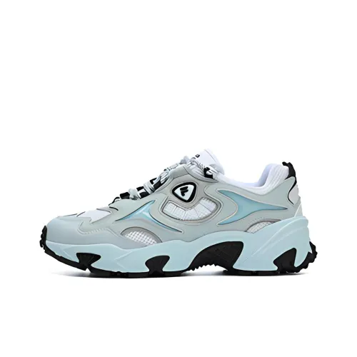 FILA FUSION Ancerus Plus One-eyed Shoe Chunky Sneakers Women's Low-Top White/Cyan