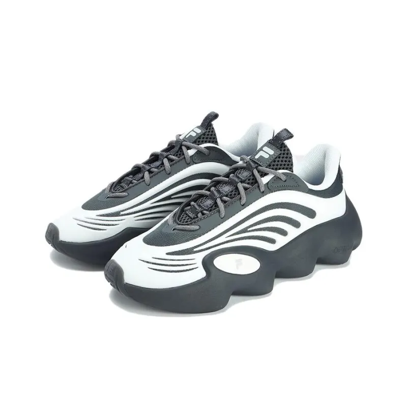 FILA FUSION Ray 3 Sport Shoes 'White Grey' Women's-2