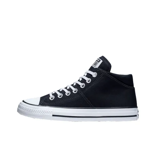 Converse Chuck Taylor All Star Canvas Shoes Women's Mid-Top Black/White