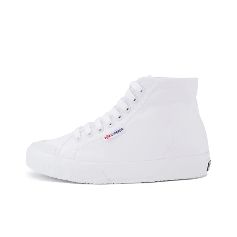SUPERGA Canvas Shoes Unisex High-Top White-0