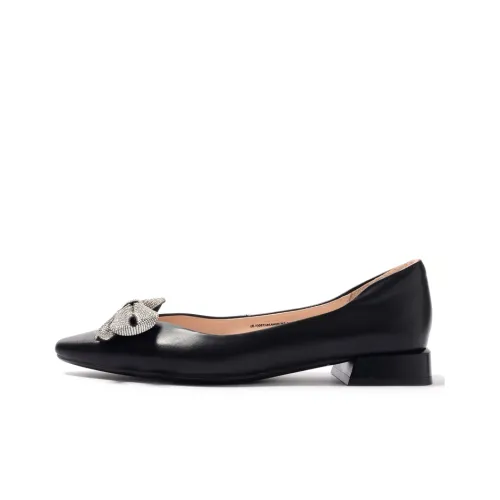 tope MADDEN Chunky Heel Casual Single Shoes Women's