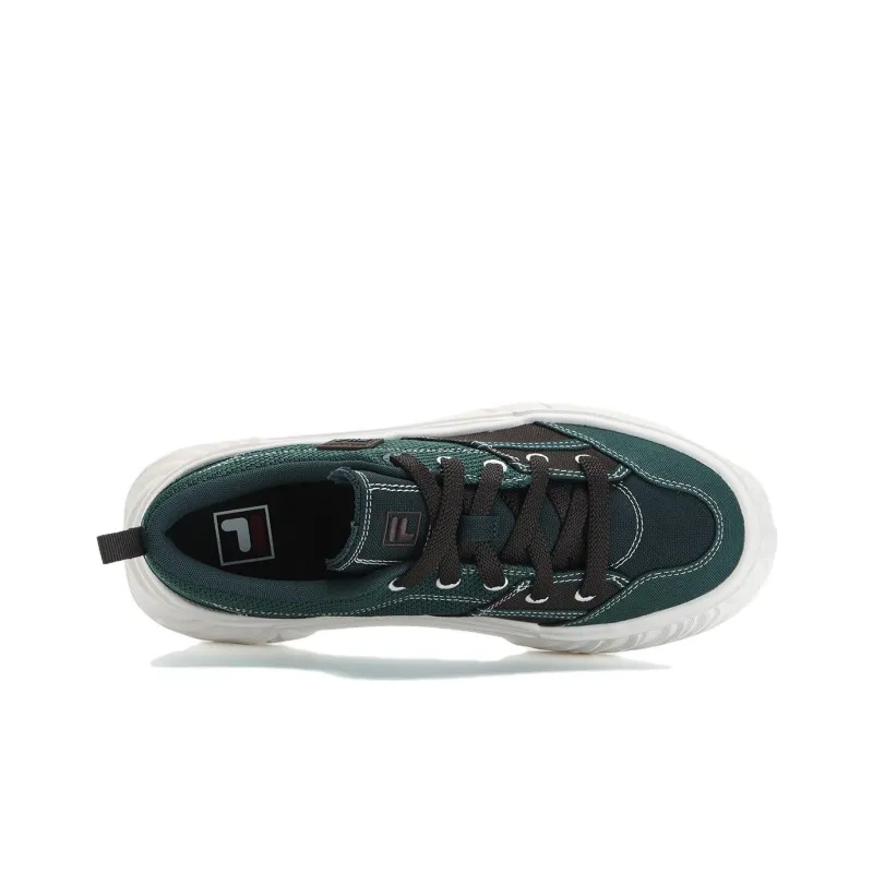 FILA Fosso Anti Slip Wear Resistant Low Top Canvas Shoes Men's Green-2