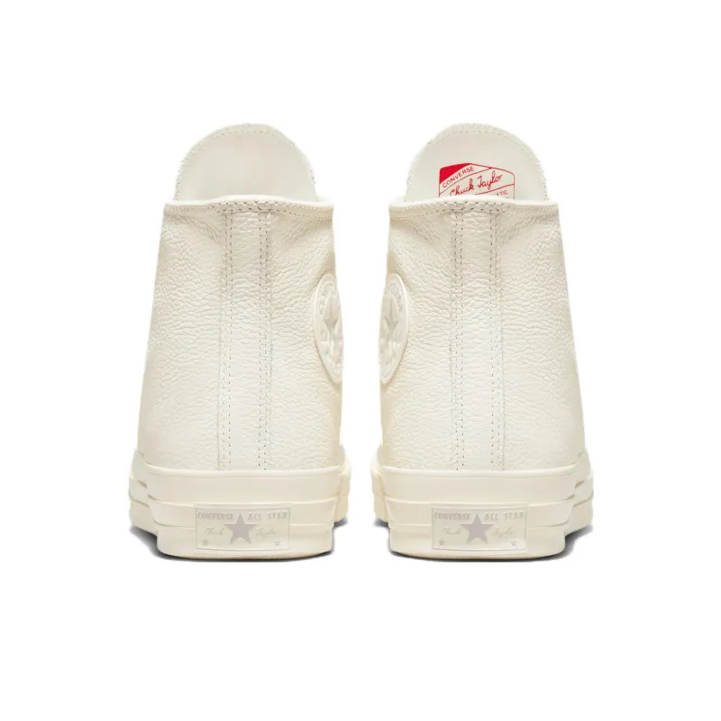 Chuck 70 Converse High 'Tonal Leather Egret'-4