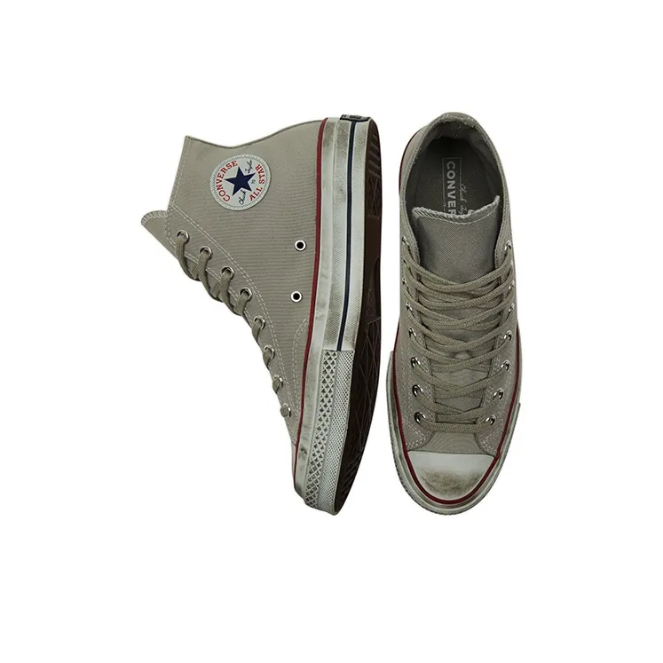 Converse Chuck Taylor All Star 1970s Canvas Shoes Gray 'Grey Red'-4