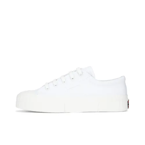 SUPERGA Canvas Shoes Unisex Low-Top White