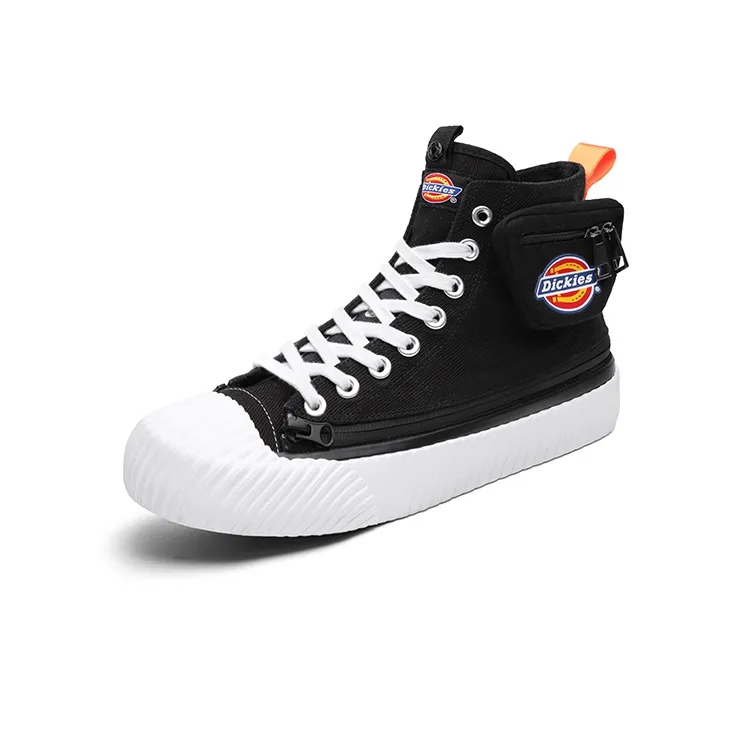 Dickies Slip Resistant, Abrasion Resistant, Lightweight High Top Canvas Shoes Men's Black-1