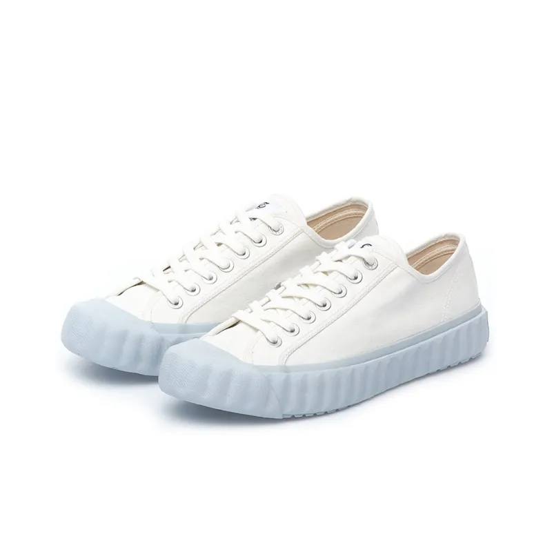 Excelsior Canvas Shoes Unisex Low Top White/Blue-1