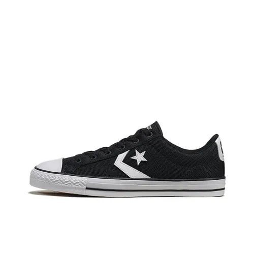 Converse Star Player 76 Canvas Shoes Unisex Low-Top Black/White