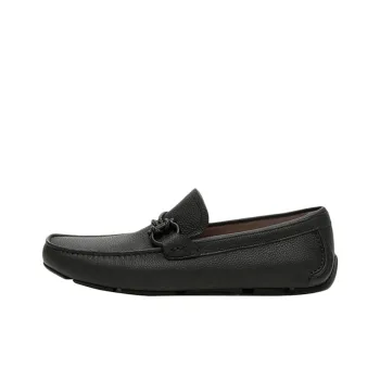 FERRAGAMO Front 4 Leather Loafers