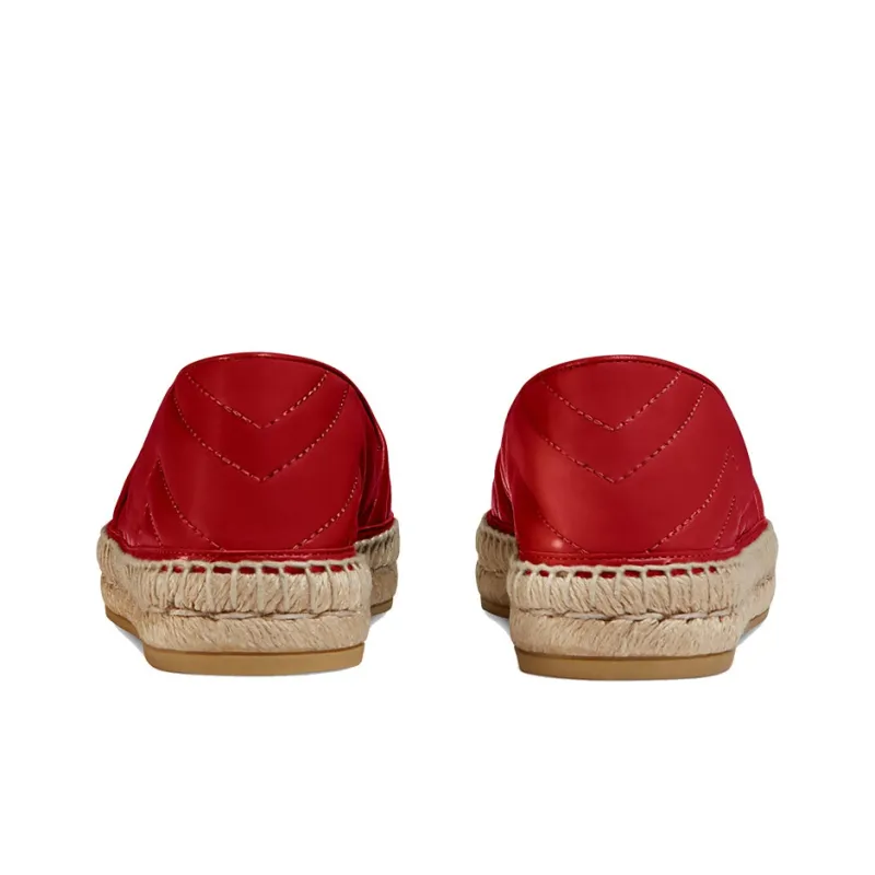GUCCI Casual Single Shoes Women's Red-5