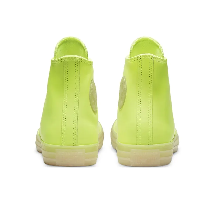 Converse Neon Leather Chuck Taylor All Star High Top 'Neon Yellow'-3