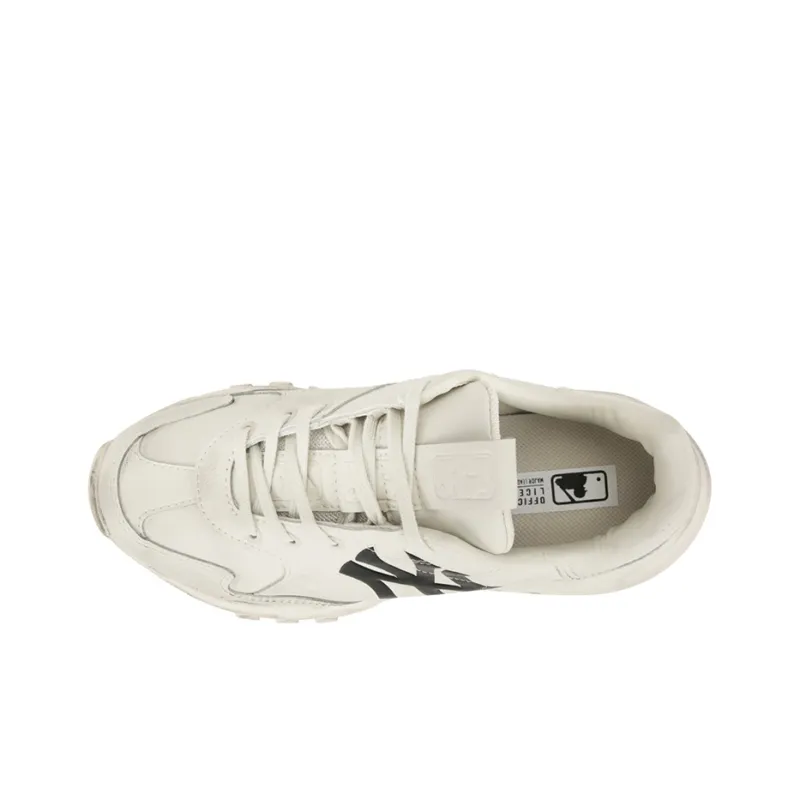 MLB Big Ball Chunky Chunky Sneakers Unisex Low Top Beige-1