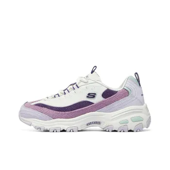 Skechers D'Lites 1.0 Shoes 'White Purple Lilac' Women's