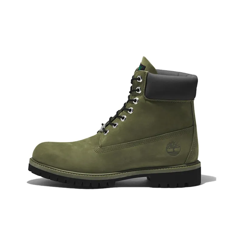 Timberland 6 Inch Premium Waterproof Boots 'Green Nubuck'-0