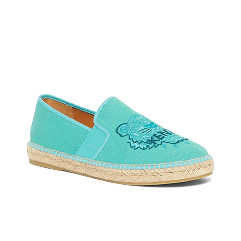 KENZO Tiger Espadrilles Women's Mint Green-2