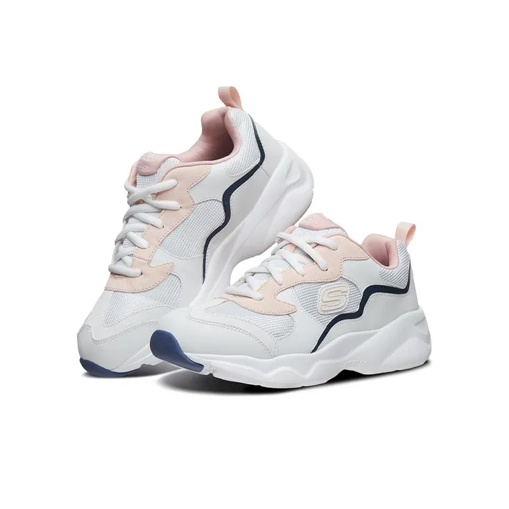 Skechers D'LITES AIRY Cushioned Anti Slip And Wear Resistant Lightweight Low Top Chunky Sneakers Women's White-2