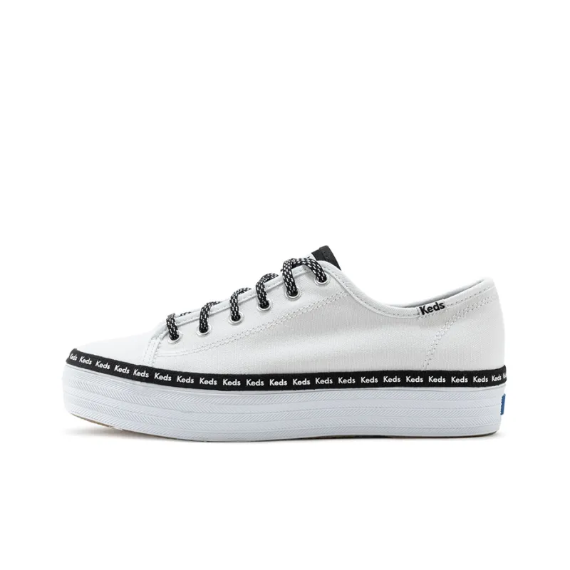 Keds Canvas Shoes Women's Low-Top White/Black-0