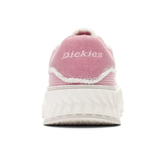 Dickies Low Top Canvas Shoes Women's White Peach Pink-4