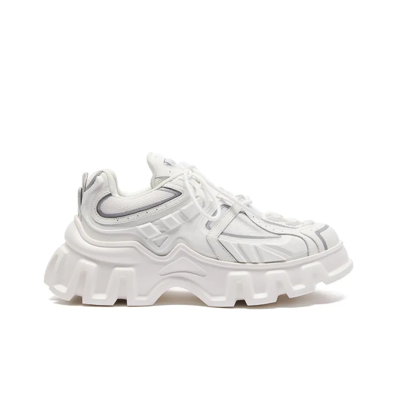 OGR Mecha Heavy Gravity Collection Chunky Sneakers Unisex Glazed White-1