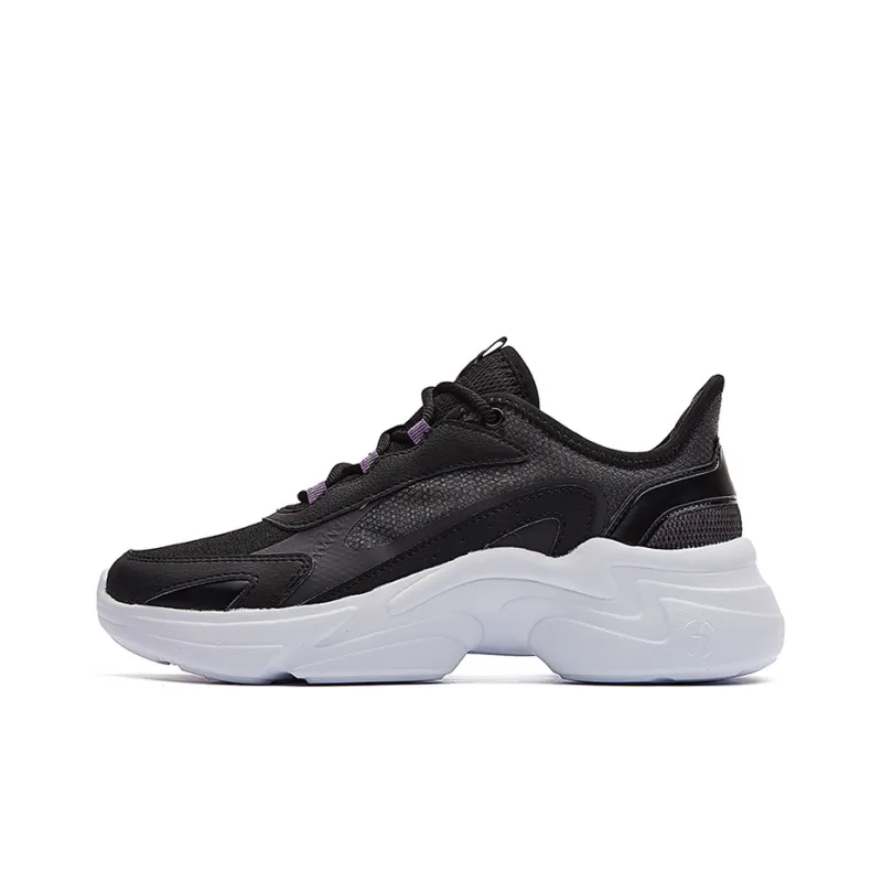 361° Chunky Sneakers Women's Low Top Obsidian Black/Crust Gray-0