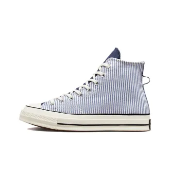 Converse Chuck Taylor All Star 70 Hi Hickory Stripe Washed Indigo