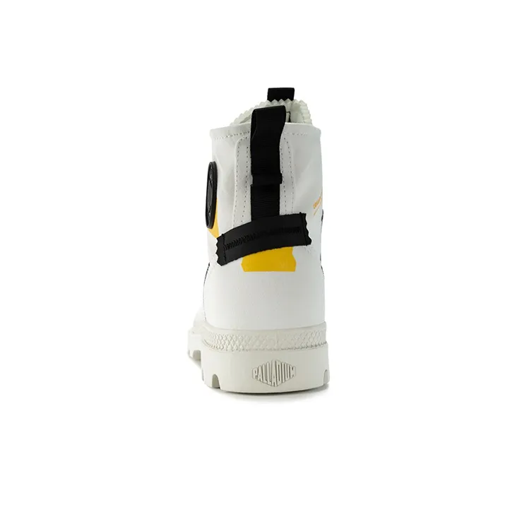 Palladium Pampa Anti Slip And Wear Resistant Breathable High Top Canvas Shoes Unisex White-2